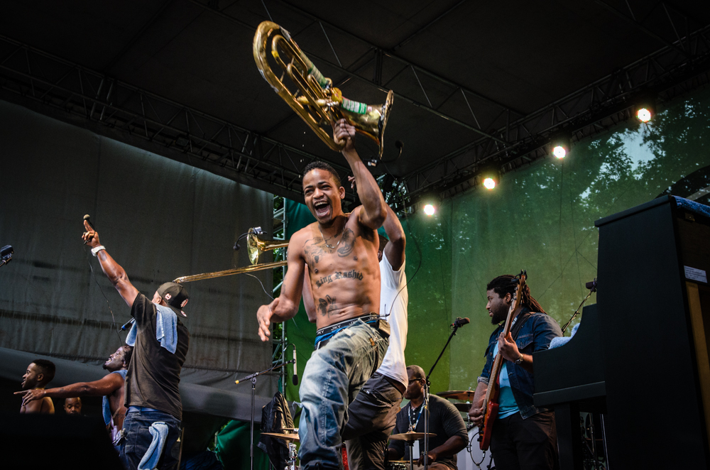 Hypnotic Brass Ensemble. Photo by Alexandria Pavelich.